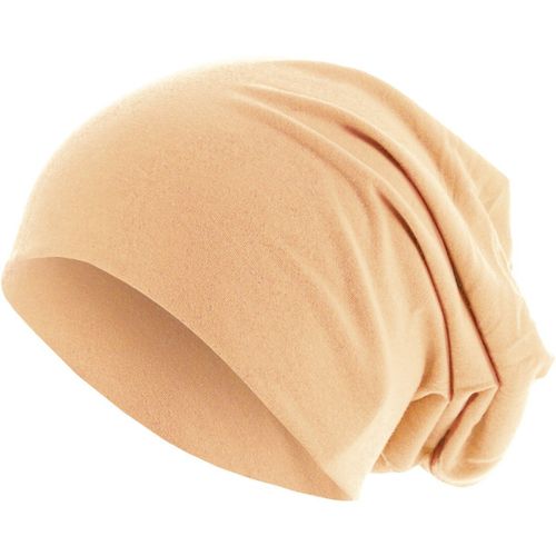 Urban Classics Pastel Jersey Beanie - Peach