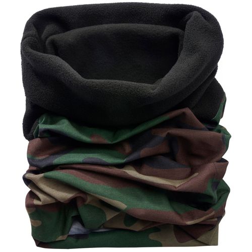 Brandit - Fleece Neck Gaiter Wood Camo