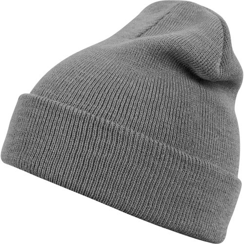 Urban Classics Beanie Bonnet - Basic Flap Gris Fonce