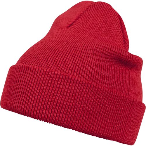 Urban Classics Beanie Bonnet - Basic Flap Rouge