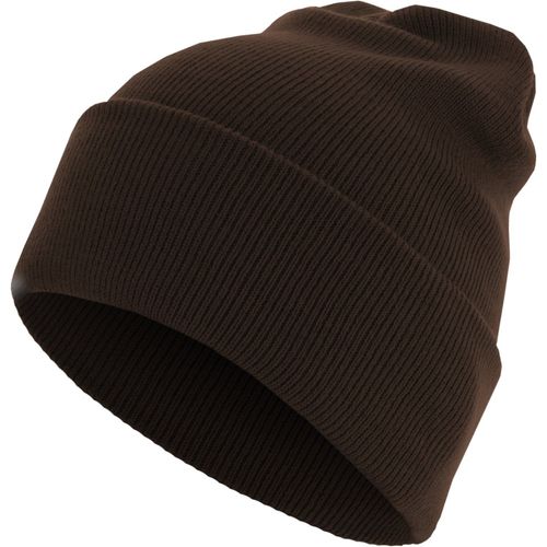 Urban Classics Beanie Bonnet - Basic Flap Long Chocolate