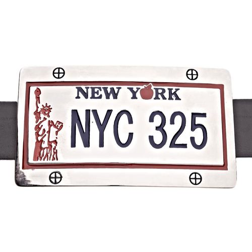 Hip Hop New York Nyc License Plate Ceinture