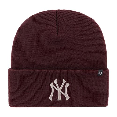 47 Brand Knit Bonnet - Haymaker Metallic Ny Yankees Maroon
