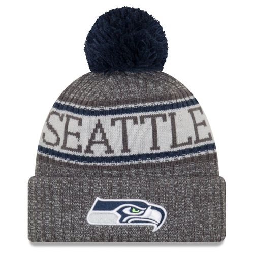 New Era Nfl Sideline Graphite Chapeau - Seattle Seahawks