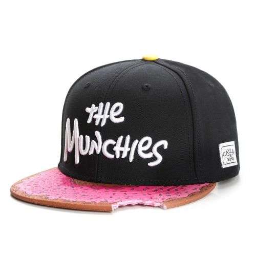 Cayler & Sons Snapback Cap - Munchies Noir
