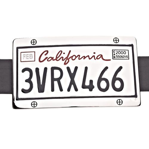 Hip Hop California License Plate Ceinture