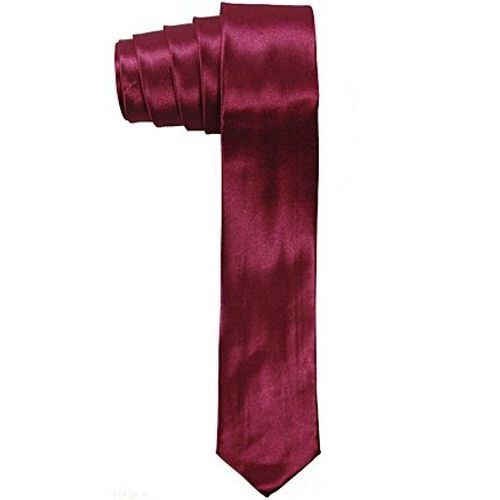 Slim Satin Cravate - Basic Violett