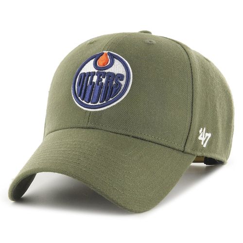 47 Brand Snapback Cap - Nhl Edmonton Oilers Sandalwood Olive