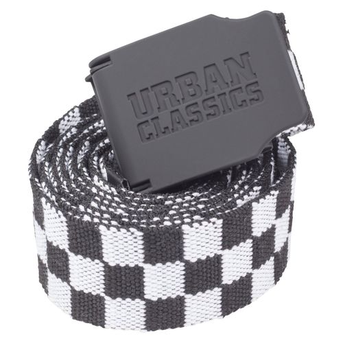 Urban Classics - Canvas Checkerboard Ceinture Noir