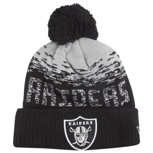New Era Nfl Sport Knit Bonnet Beanie - Oakland Raiders