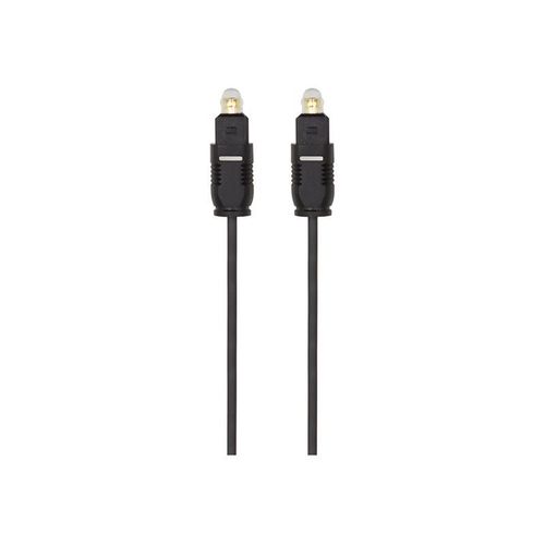 LogiLink - Câble audio numérique (optique) - TOSLINK mâle pour TOSLINK mâle - 5 m - fibre optique - noir