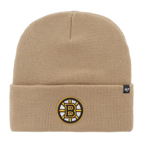 47 Brand Knit Bonnet - Haymaker Boston Bruins Khaki