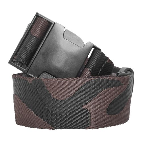 Urban Classics - Canvas Rubbered Touch Ceinture Grey Camo