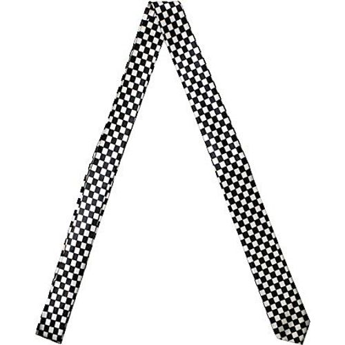 Slim Satin Cravate - Schack Noir / Argent