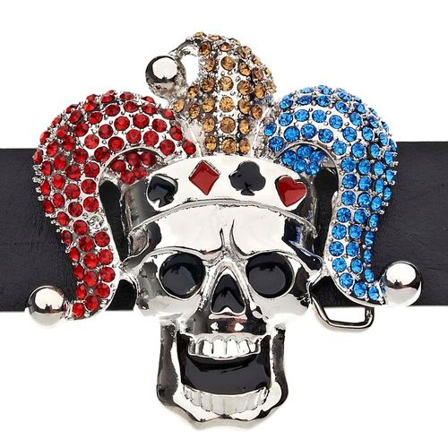 Iced Out Bling Ceinture - Crâne Clown