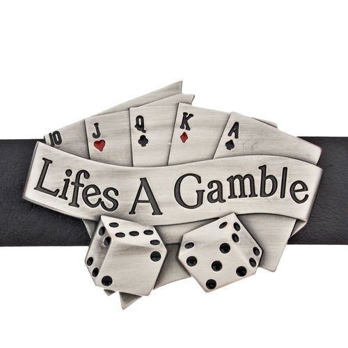Iced Out Bling Ceinture - Life's A Gamble