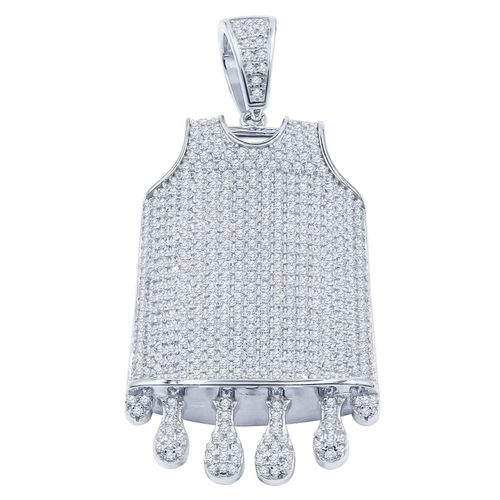 925 Sterling Argent Penditif - Drip Basketball Jersey