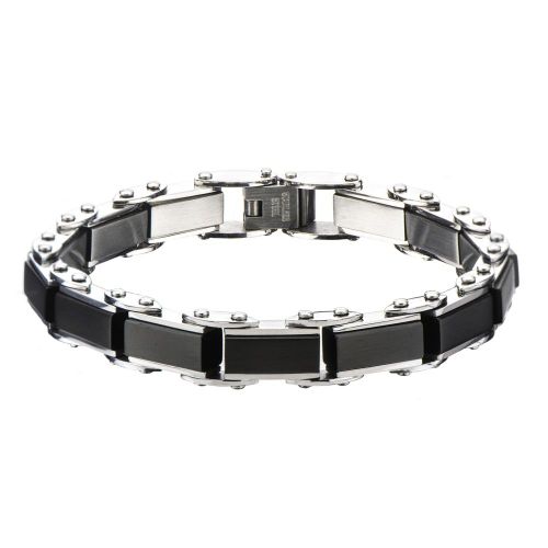 Bracelet Réversible Ip Noir Pour Hommes