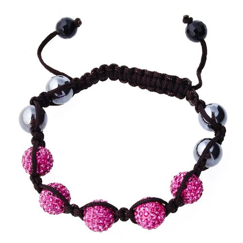 Unisex Bling Bracelet - Disco Ball Five Violet