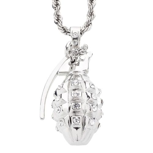 Iced Out Bling Hip Hop Chaîne - Granate