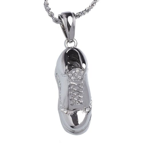 Iced Out Bling Hip Hop Chaîne - Boots Sneaker