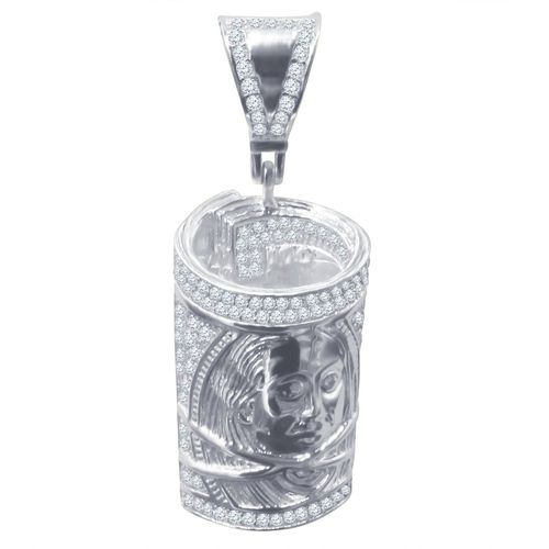 925 Sterling Argent Penditif - Billet D'un Dollar