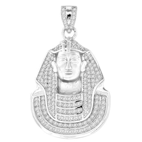 Premium Bling - 925 Argent Sterling Pharaon Pendentif