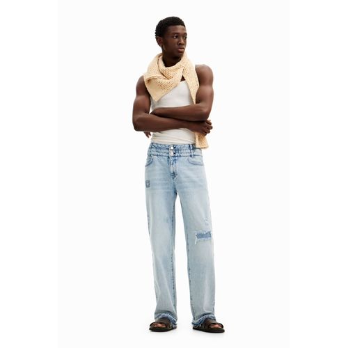 Pantalon À Double Ceinture