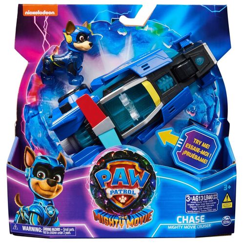 La Pat' Patrouille Vehicule + Figurine Chase La Super Patrouille - Le Film