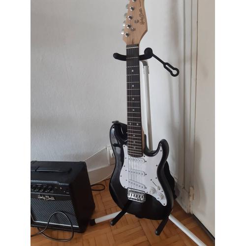 Vision - Guitare Electrique Strato Noire Avec Vibrato Et Câble - Guitares  électriques - Rue du Commerce