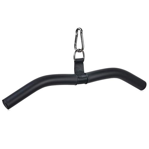 Accessoires De Machine À Corde Attache Câble Barre Curl Fitness Pull-Ups Longueur Droite 48 Cm Pour Et La Salle Sport