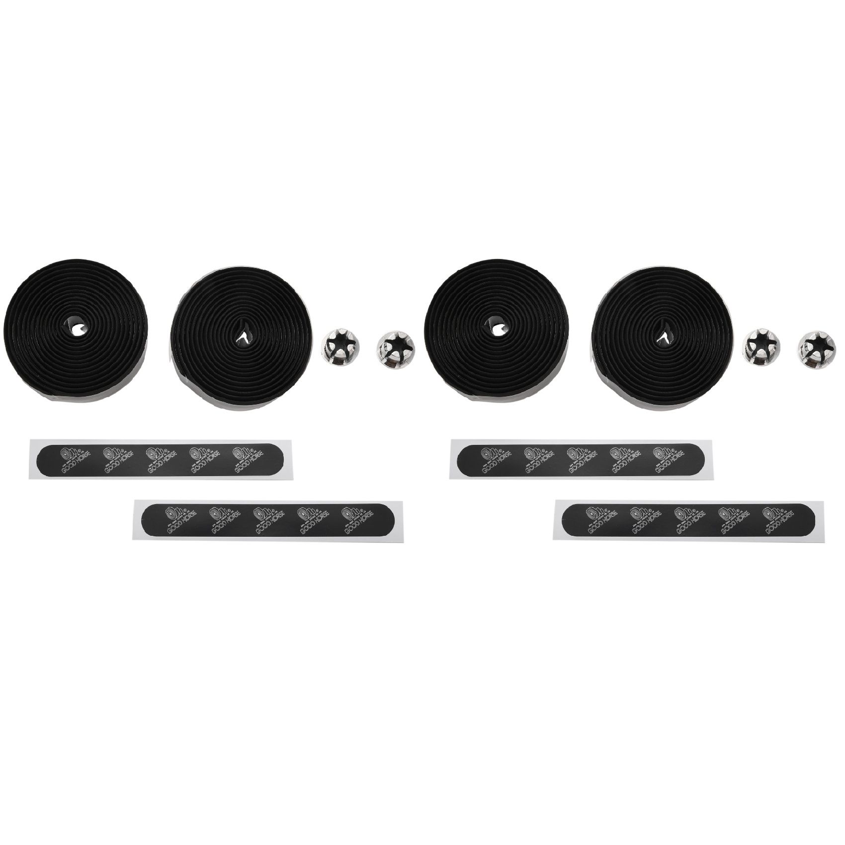 2x Promende Route Velos Velo Bande De Guidon Noir Maillage Design A...