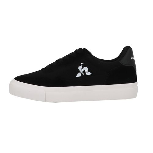 Chaussures Basses Cuir Ou Simili Le Coq Sportif Lcs Ollie Black/Optical White Noir - 46