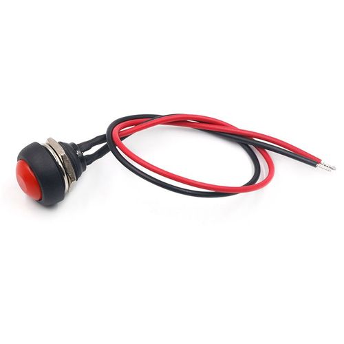 Interrupteur À Bouton-Poussoir Étanche, Petit Circuit De Voiture, Fil De Haut-Parleur Électrique, Mini Bateau, Ligne Ronde