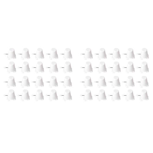 40 Pièces Robot À Pattes D'horlogerie Jouet Pour Enfant Remonter Mécanisme De Mouvement Sport Blanc