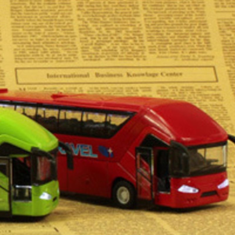 Les Voitures De Jouet �lev�es D'alliage D'�chelle D'autobus ... - 5