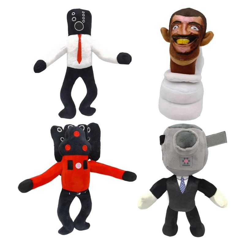 Pour Peluche Jouet De Toilette Skibidi, Cameraman, Speakerma... - 2