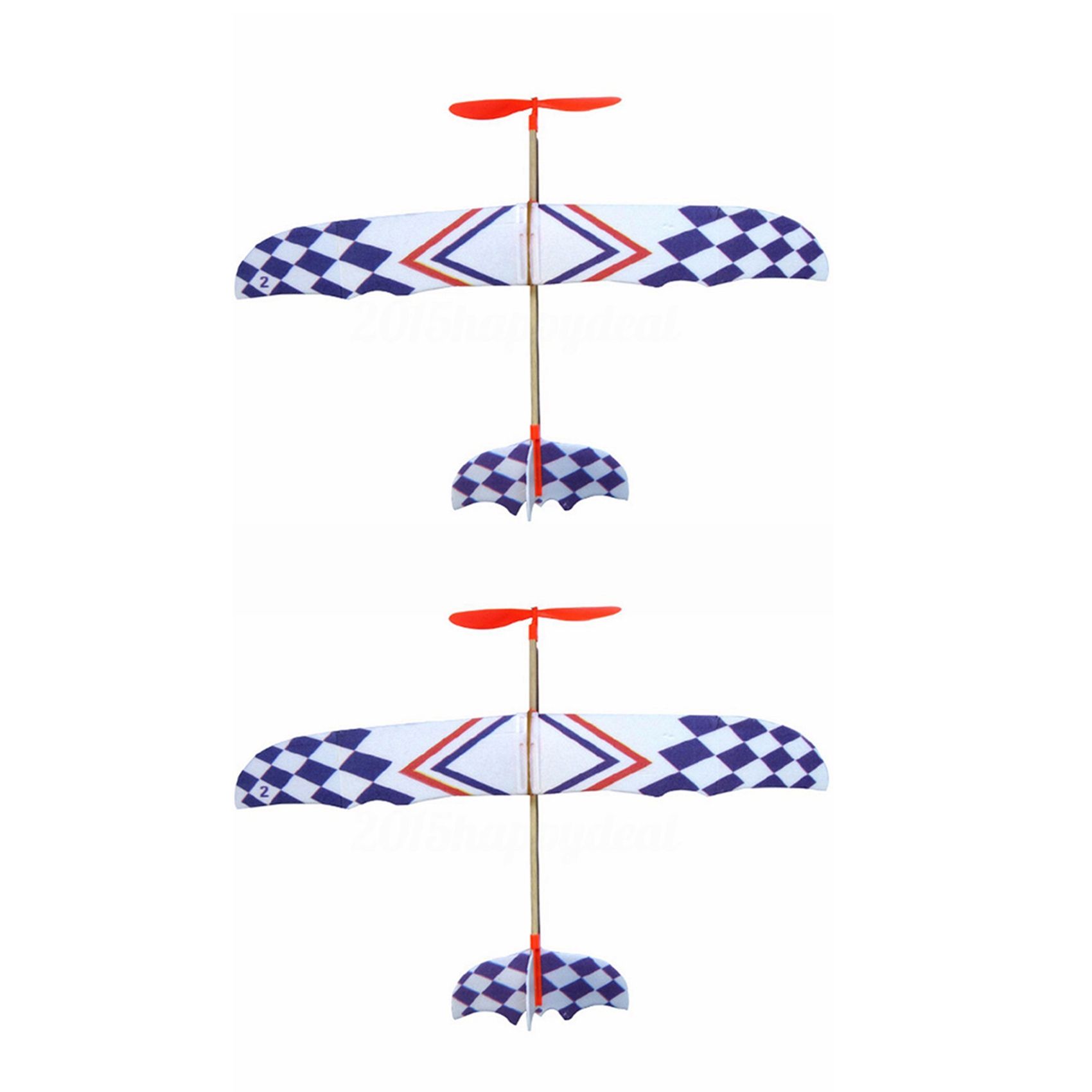 2x Elastic Trousse De Mod�le D'avion Bricolage Aliment� En M...