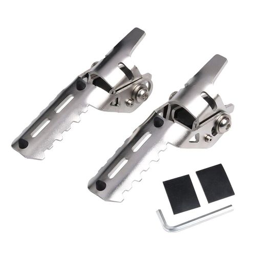Repose-Pieds Et Pinces Pour Triumph Tiger Explorer 1200,Accessoires De Moto,Repose-Pied Avant,Pour Tiger1200 Gt Xc Xcx Xca Xr Xrx Xrt - Type Argent