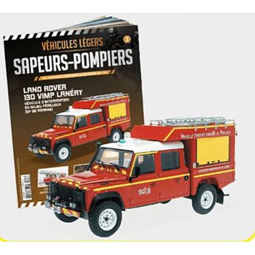 Vehicule Sapeurs Pompiers Land Rover 130 Vimp Lanery-Hachette