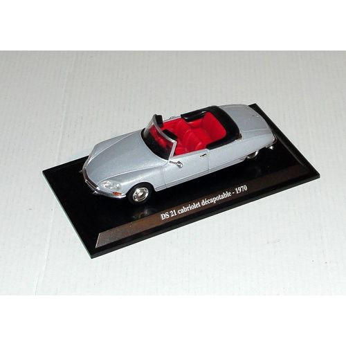 Citroen Ds 21 Cabriolet Decapotable 1970 Norev - Voiture Ds Grise Metal Echel 1.43e-Norev