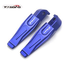 Repose-Pieds De Moto En Aluminium Cnc Pour Passager Arrière,Rail De Pied Pour Yamaha Tmax 500 Tmax 530 T-Prévention 500 T-Max530 T Max 500 530 - Type Bleu