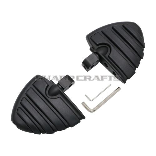 Accessoires De Moto Repose-Pieds Avant Et Arrière Repose-Pieds Pédales Marchepieds Pour Honda Shadow 750 Vt750 Ace/Aero/Spirit/Phantom Vtx1300 Vtx1800 Vt1300 Fury Steed Vt600 Vlx4 - Type Rear-Black #C