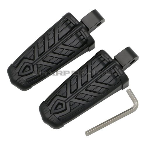Accessoires De Moto Repose-Pieds Avant Et Arrière Repose-Pieds Pédales Marchepieds Pour Honda Shadow 750 Vt750 Ace/Aero/Spirit/Phantom Vtx1300 Vtx1800 Vt1300 Fury Steed Vt600 Vlx4 - Type Rear-Black #A