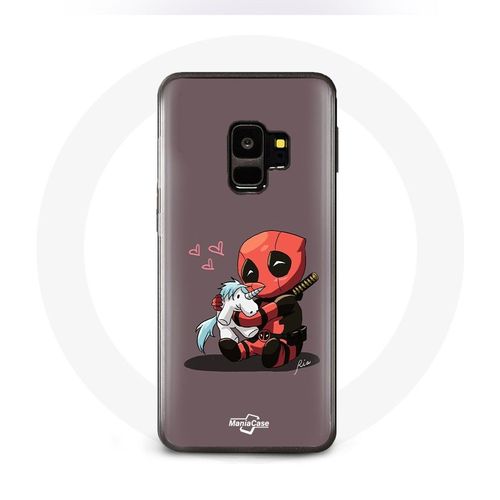 Coque Pour Samsung Galaxy S9 Plus Deadpool Unicorn Licorne