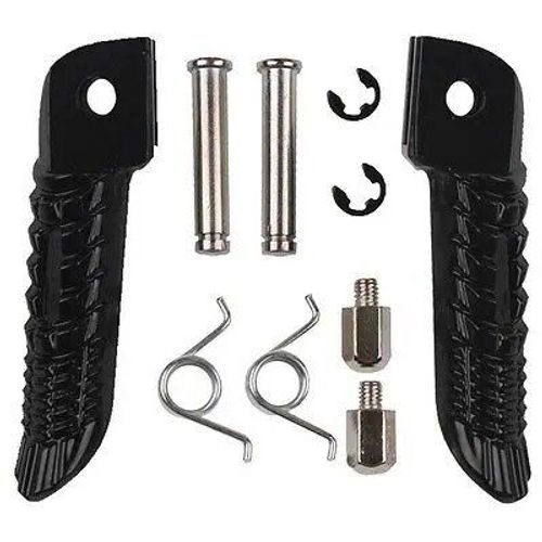Repose-Pieds Avant De Moto,Repose-Pieds,Suzuki Gspoly 600,Gspoly 750,Gspoly 1000,2001-2022,2019,2018,16,Noir,Noir,Argent - Type Matte Black