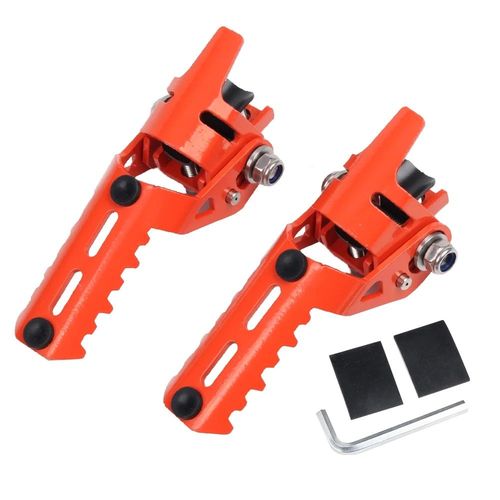 Repose-Pieds Et Pinces Pour Triumph Tiger Explorer 1200,Accessoires De Moto,Repose-Pied Avant,Pour Tiger1200 Gt Xc Xcx Xca Xr Xrx Xrt - Type Orange