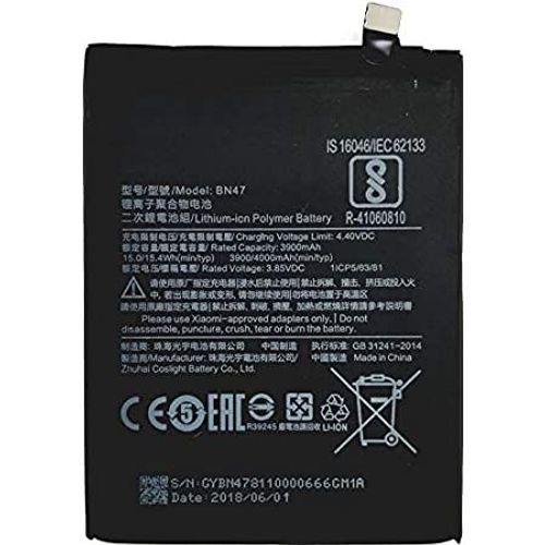 Batterie Pour Xiaomi Redmi Note 6 Pro Bn48