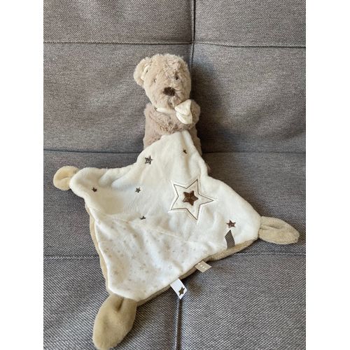 Doudou Ours Pommette Étoile Ourson