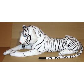 Peluche tigre blanc géant 1 mètre on sale